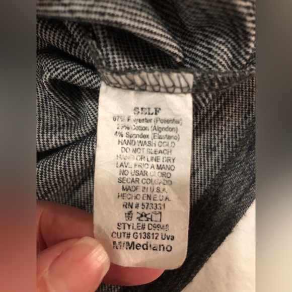 Gilli charcoal dress with back zipper & short sleeves - Picture 4 of 13